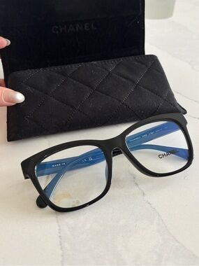 CHANEL Blue Temples Glasses